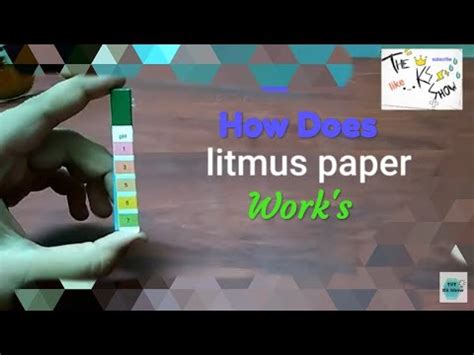 how does litmus paper work|Khan Academy.